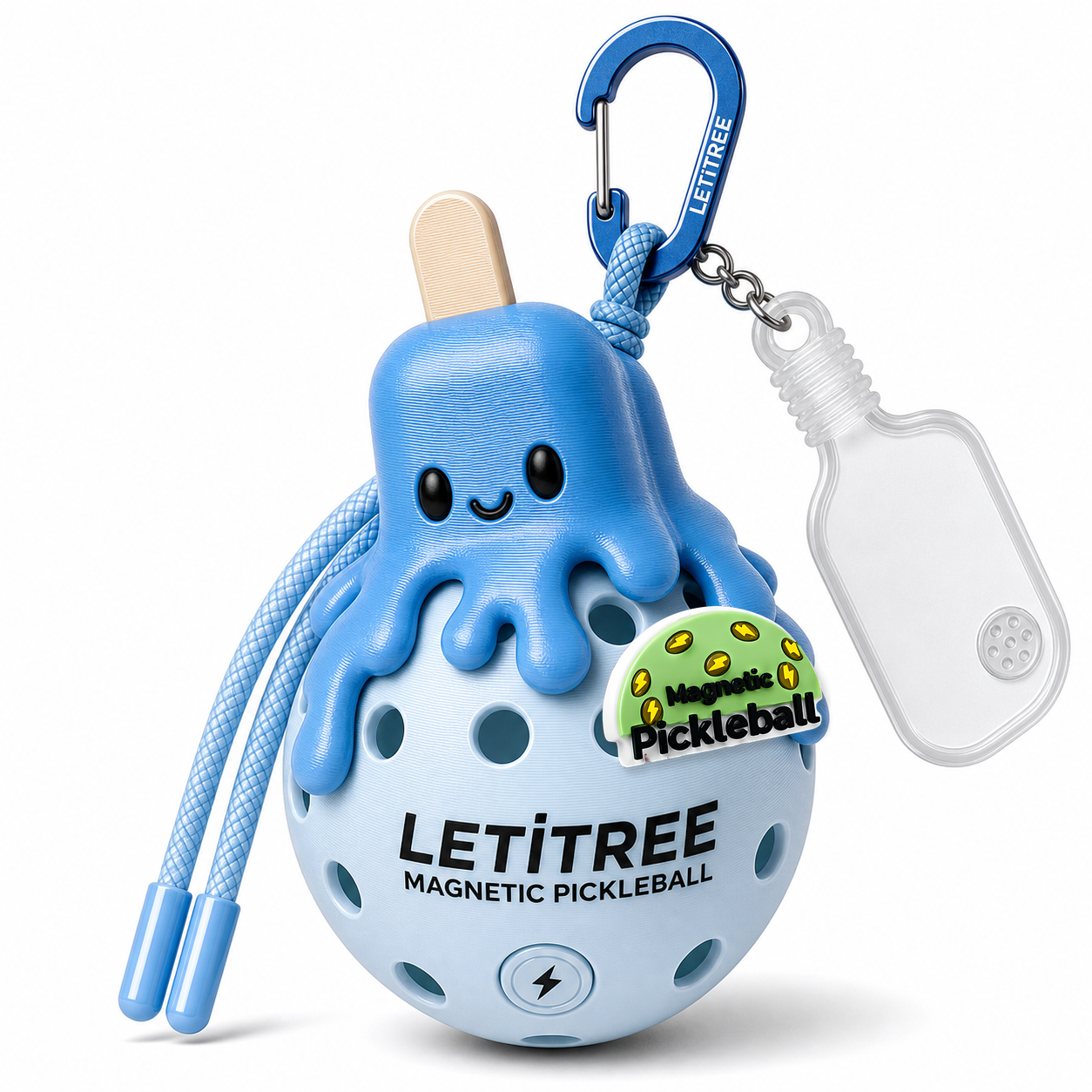 LETiTREE Magnetic Pickleball Keychain - Melting Icecream Magnet Variant 03 (ICE003)