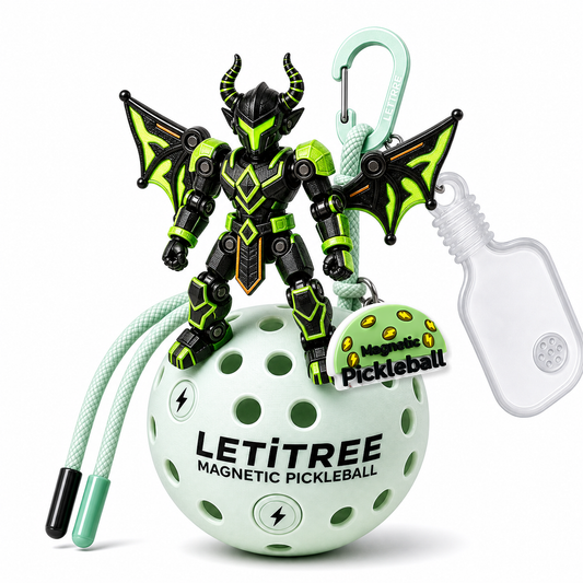 LETiTREE Magnetic Pickleball Keychain - Glow Diy Magnetic Figure 8 01 (DYM001)