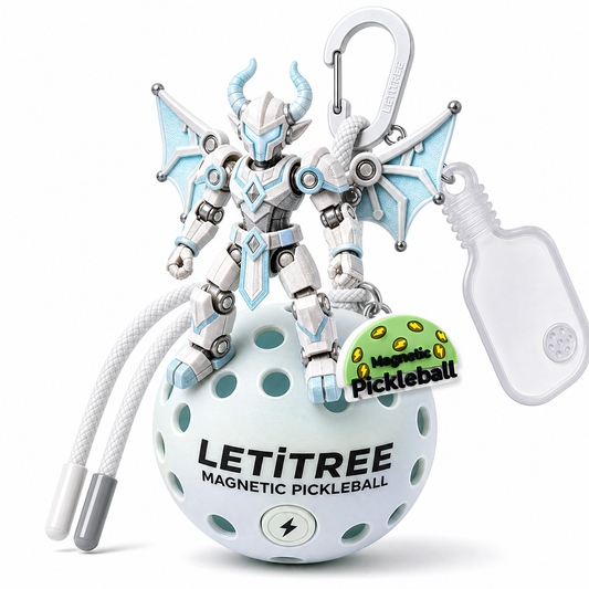LETiTREE Magnetic Pickleball Keychain - Glow Diy Magnetic Figure Variant 08 (DYM008)