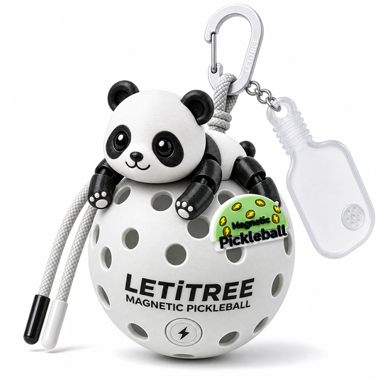 LETiTREE Magnetic Pickleball Keychain - Educational Articulated Charm Variant 05 (EDU005)