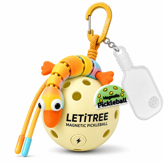 LETiTREE Magnetic Pickleball Keychain - Big Eye Goose Summer Dream (GOO005)