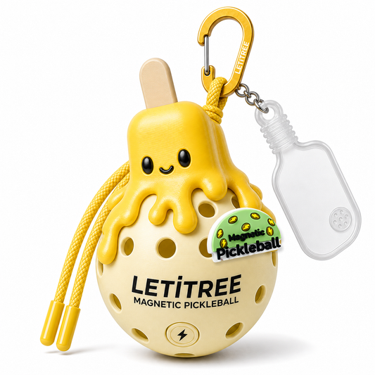 LETiTREE Magnetic Pickleball Keychain - Melting Icecream Magnet Variant 04 (ICE004)