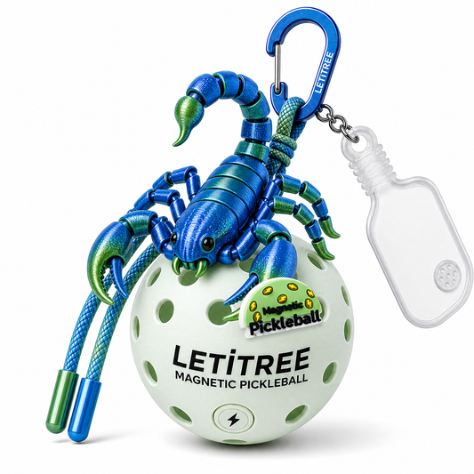 LETiTREE Magnetic Pickleball Keychain - Scorpion Articulated 23Cm 03 (SCP003)